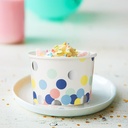 Vaso 16oz Para Dulces Dots Colores C/5