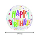 Globo Orbz Crystal Happy Birthday C/1