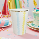 Vaso 12oz HBD Color Pastel C/10