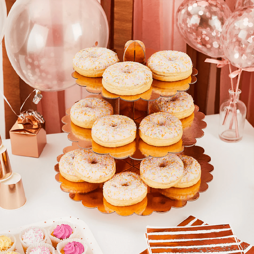 Cake Stand Rose Gold C/1