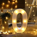 Numero 0 Luz Led C/1