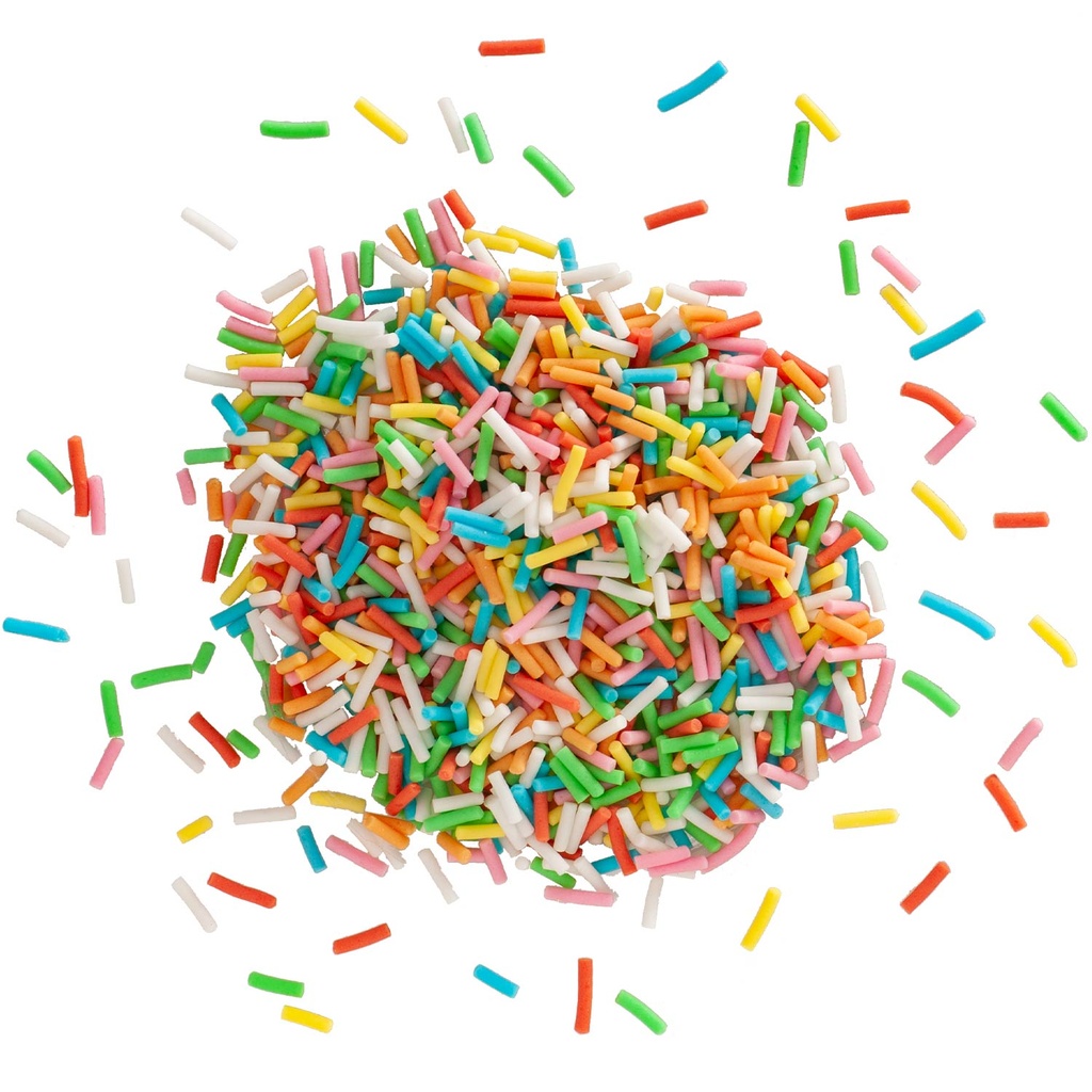 Confeti Fideos Azúcar Colores 100g