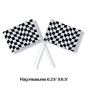 Black and White Check Flag C/1