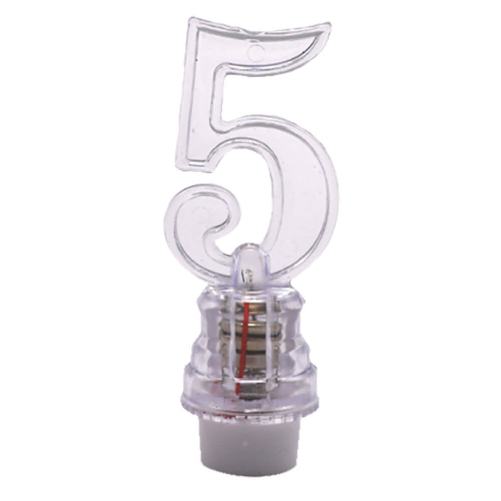 Vela Led Numero 5 C/1