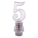 Vela Led Numero 5 C/1