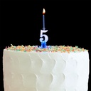 Vela Led Numero 5 C/1