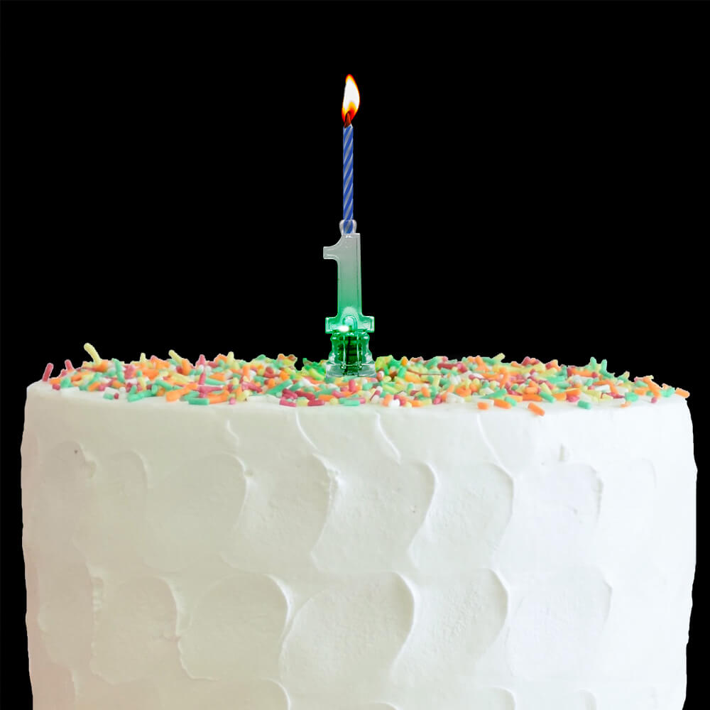 Vela Led Numero 1 C/1