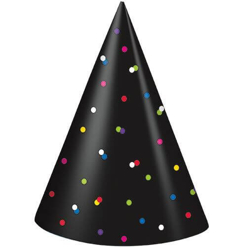 Party Hats Neon Dots C/4
