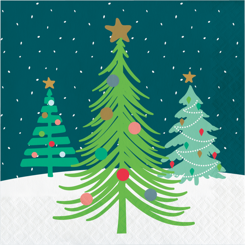 Servilleta G Holiday Cheer C/16