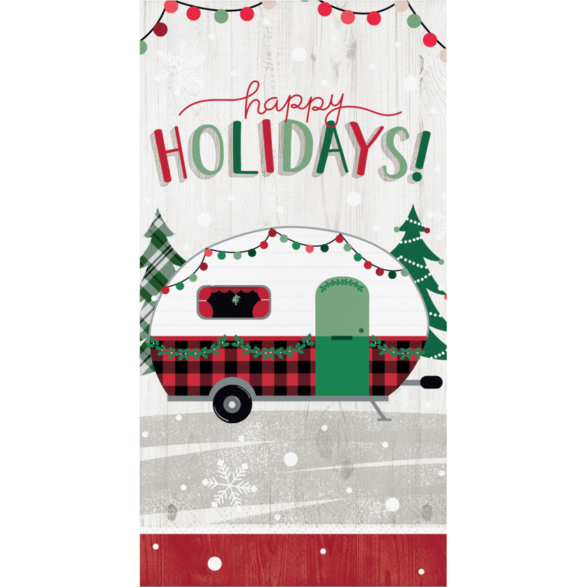 Servilleta Larga Christmas Camper C/16