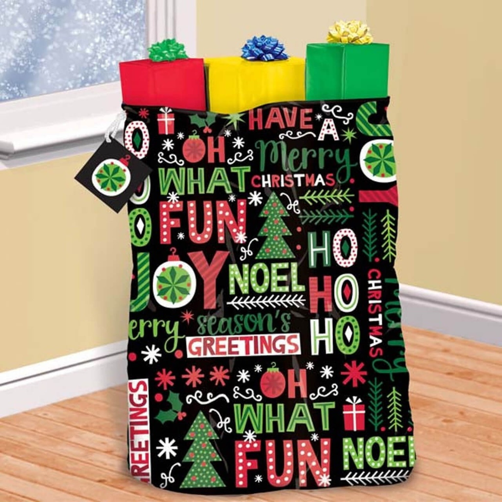 Gift Sack Joyful Holiday C/1