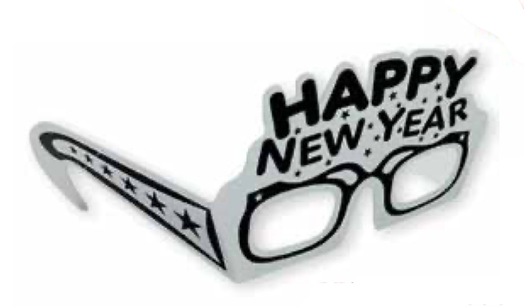 Lentes Carton HNY Plata C/10