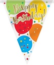 Banderin Happy Birthday Balloons C/1