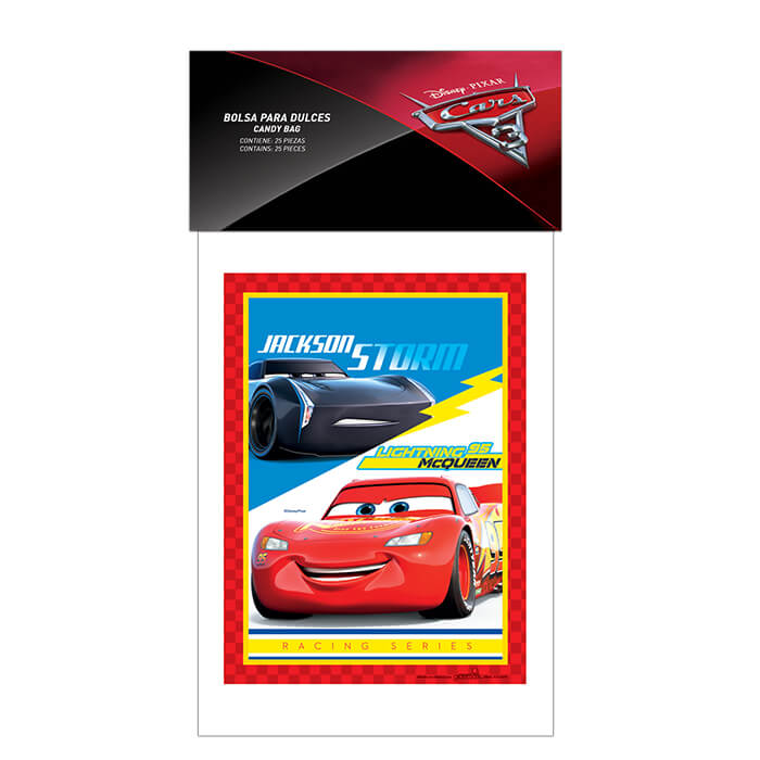 Bolsa Dulcera Cars 3 C/25