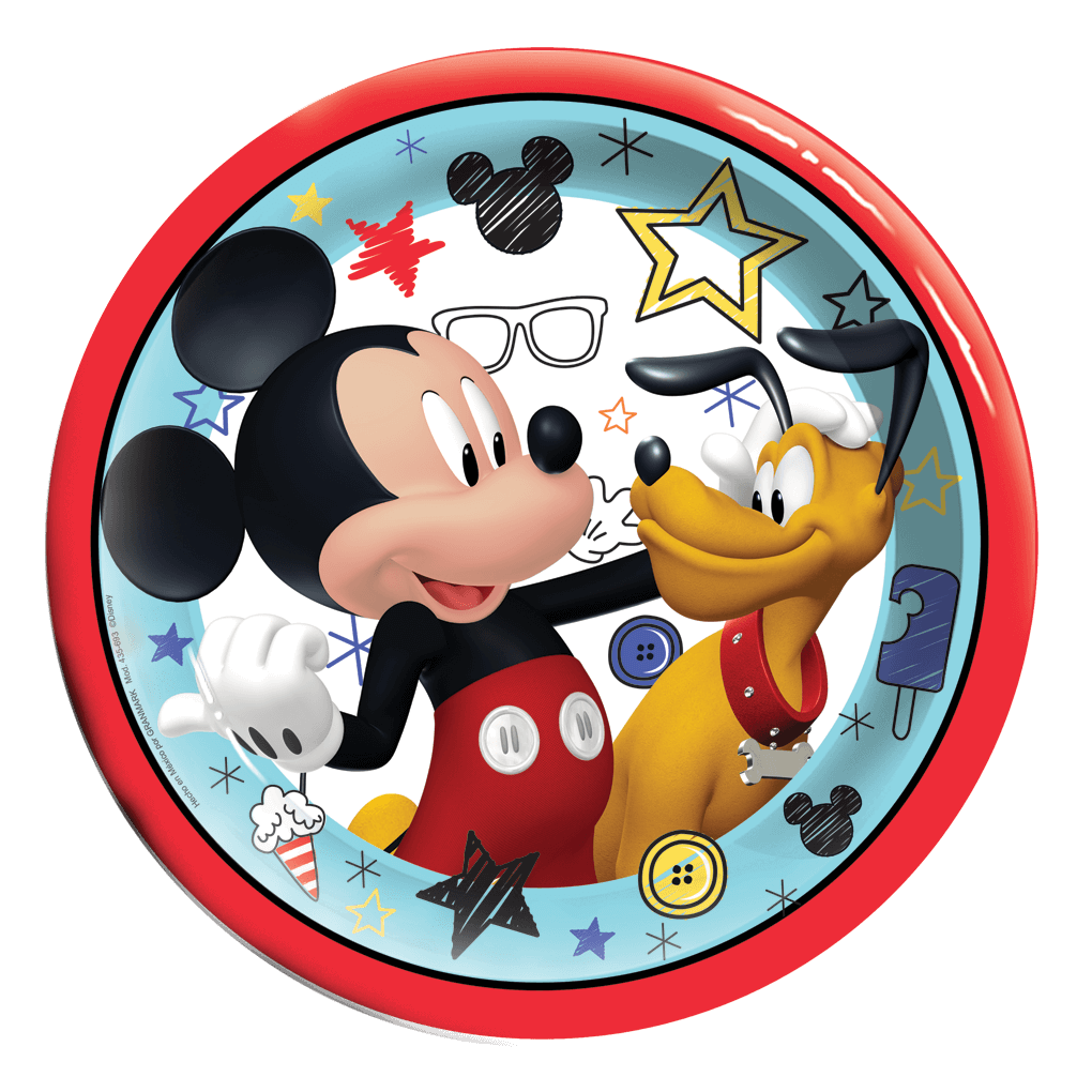 Plato 7" Mickey Mouse C/6