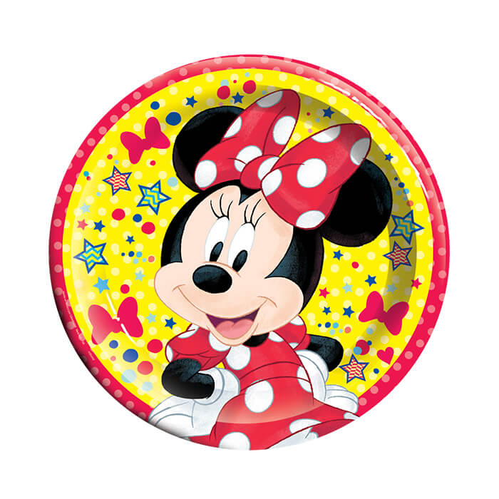 Plato 7" Minnie Mouse C/6