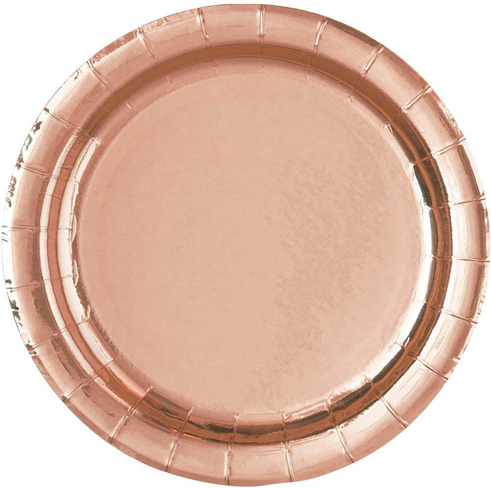 Plato 7" Rose Gold Foil C/8