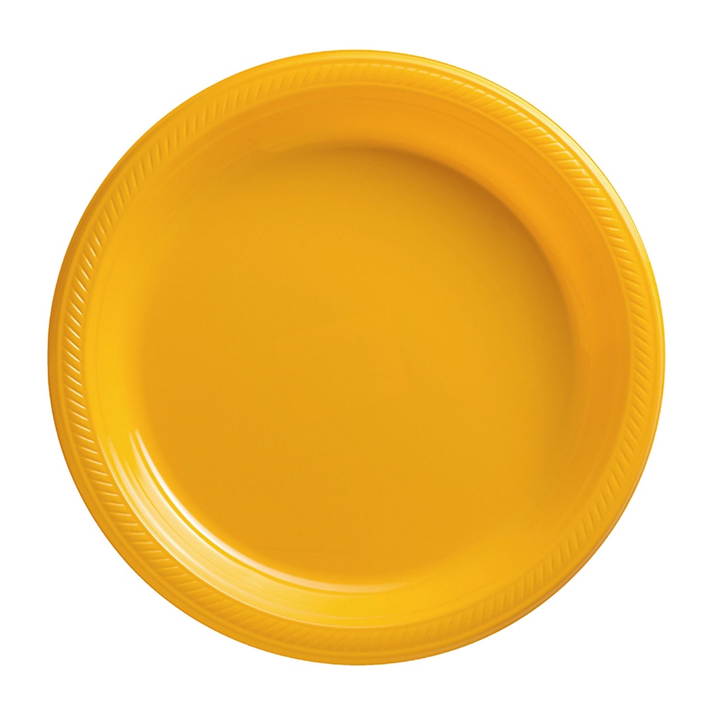 Plato 9" Amarillo Tropical C/20