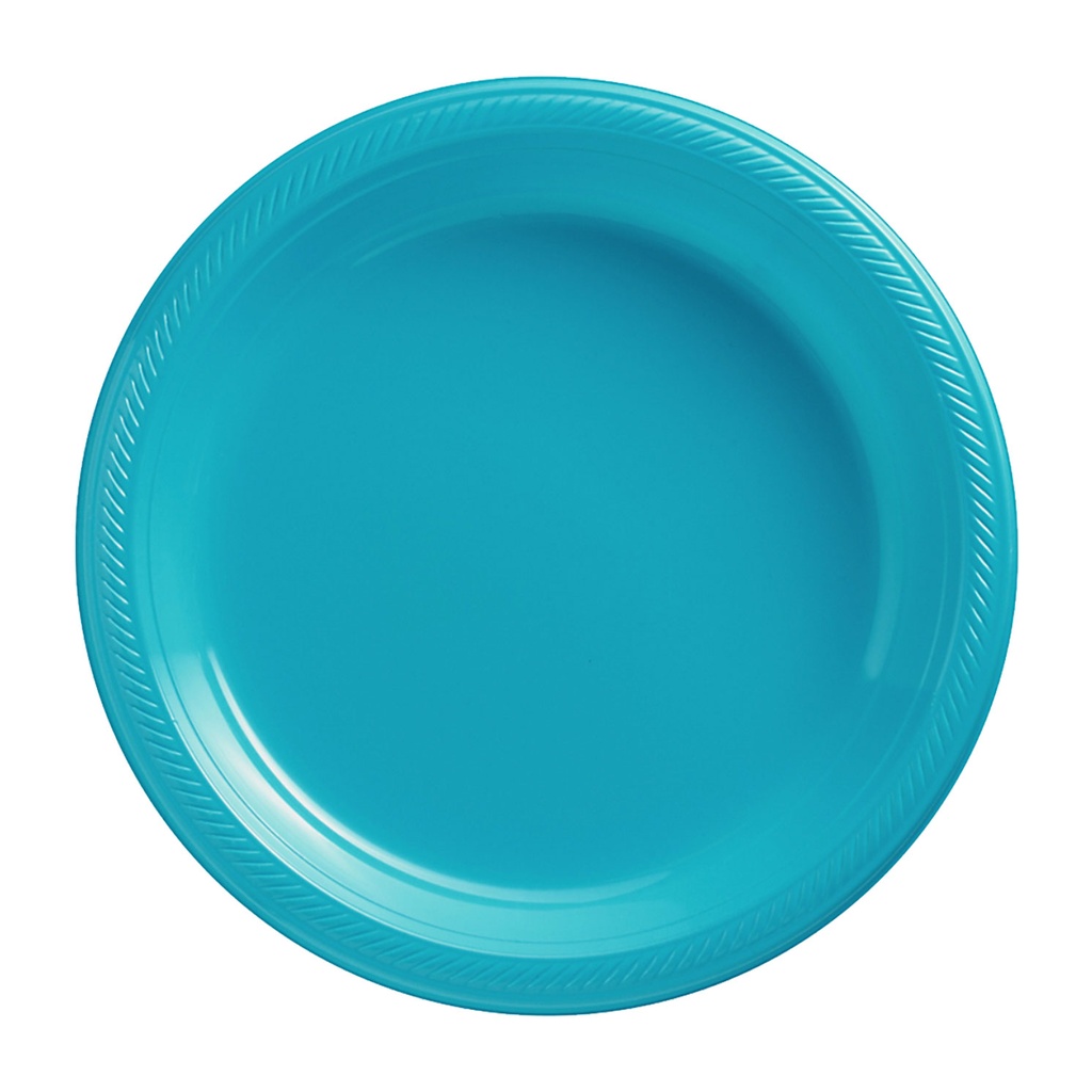 Plato 9" Azul Caribe C/20