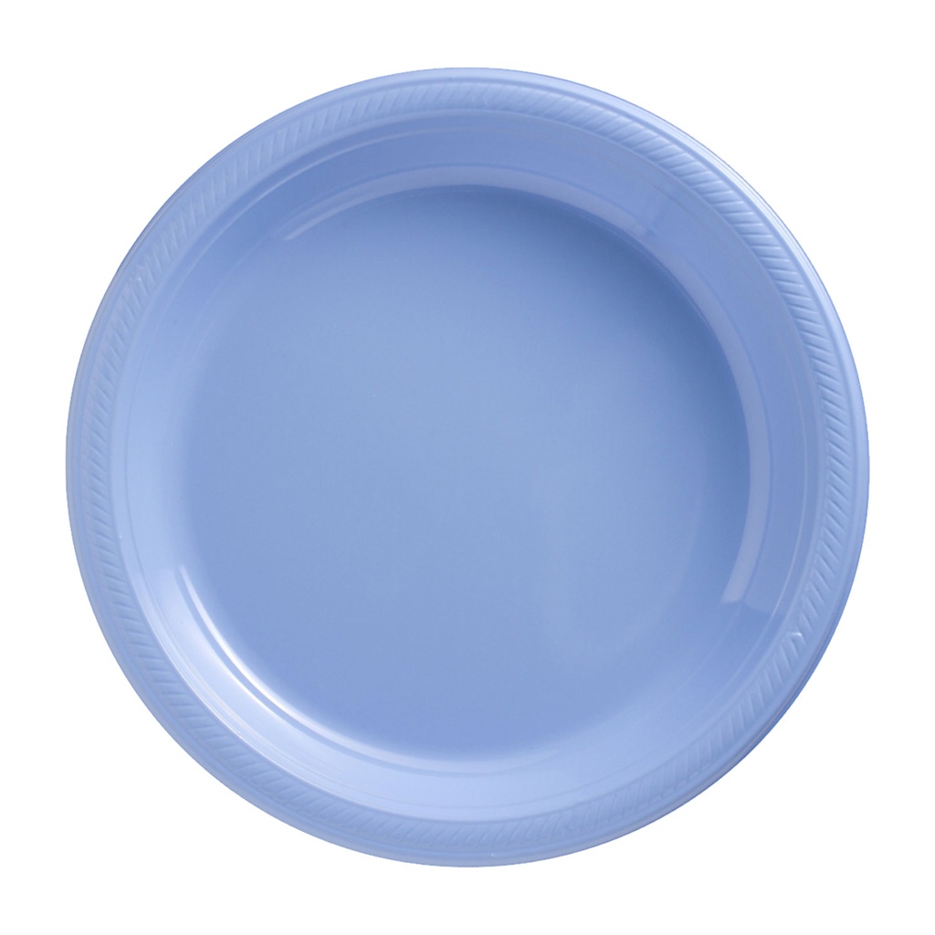 Plato 9" Azul Pastel C/20