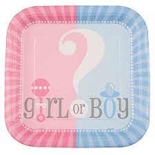 Plato 9" Gender Reveal C/8