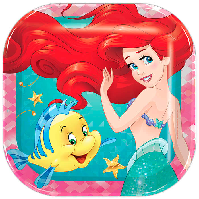 Plato 9" La Sirenita C/6