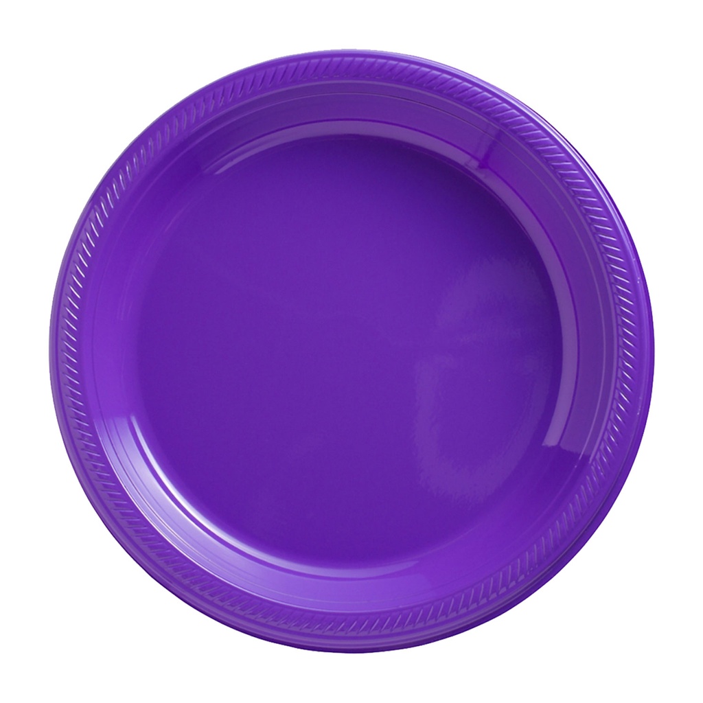 Plato 9" Morado C/20