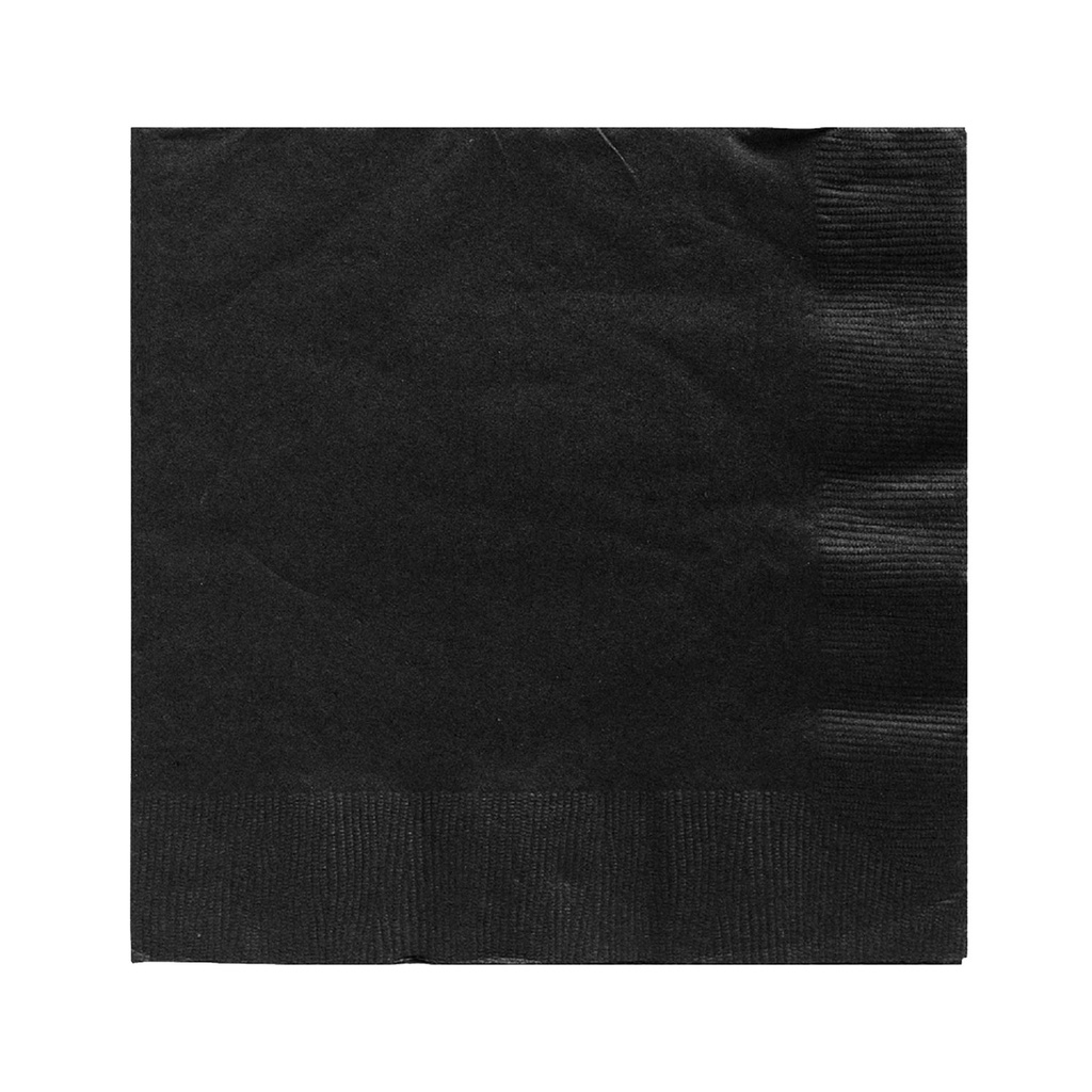 Servilleta CH Negro C/40