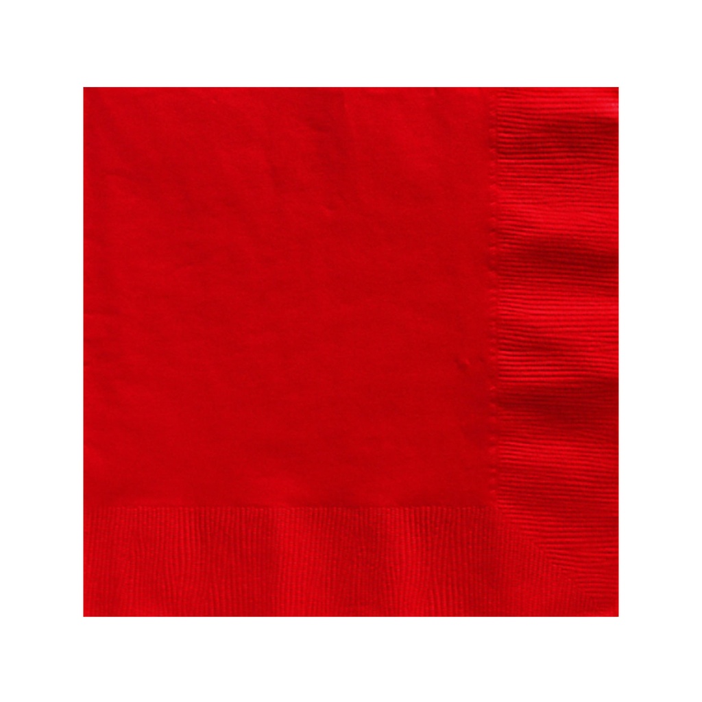 Servilleta CH Rojo C/40
