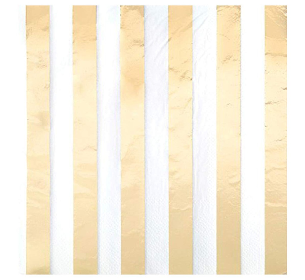 Servilleta G Gold Stripes C/16