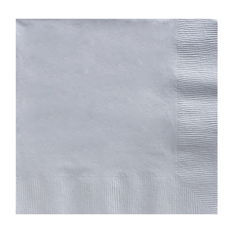 Servilleta G Plata C/40