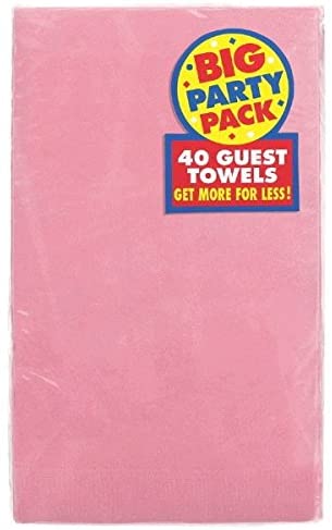Servilleta Rectangular Rosa Bebe C/40