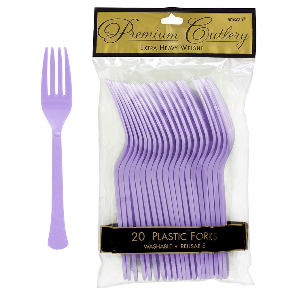 Tenedores Lavanda C/20