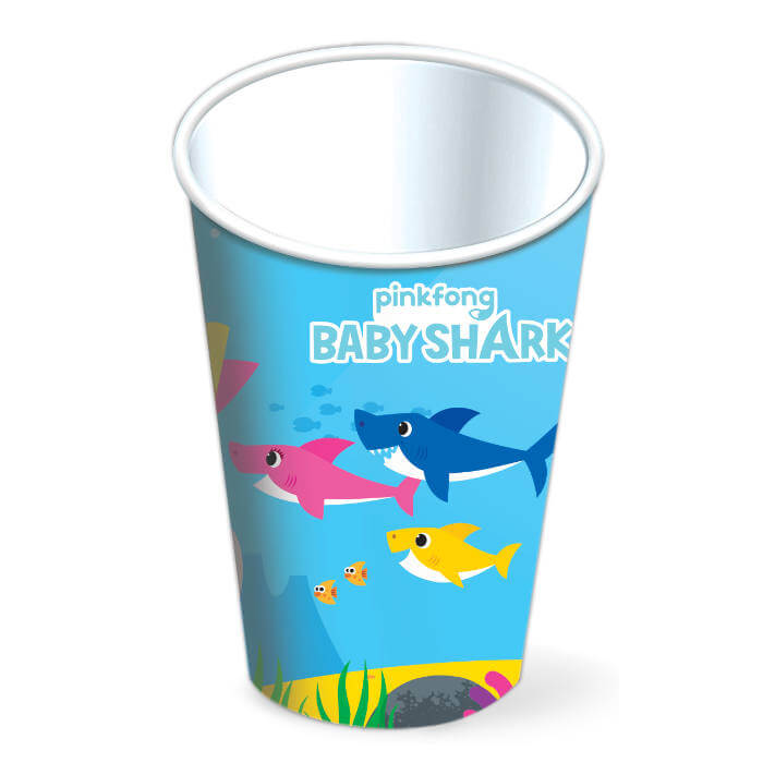 Vaso 9oz Baby Shark C/6