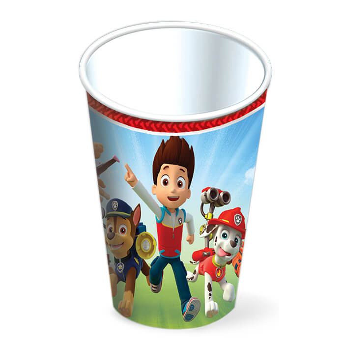 Vaso 9oz Paw Patrol Niño C/6