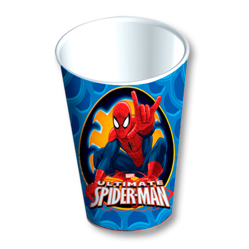 Vaso 9oz Spiderman Clasico C/6