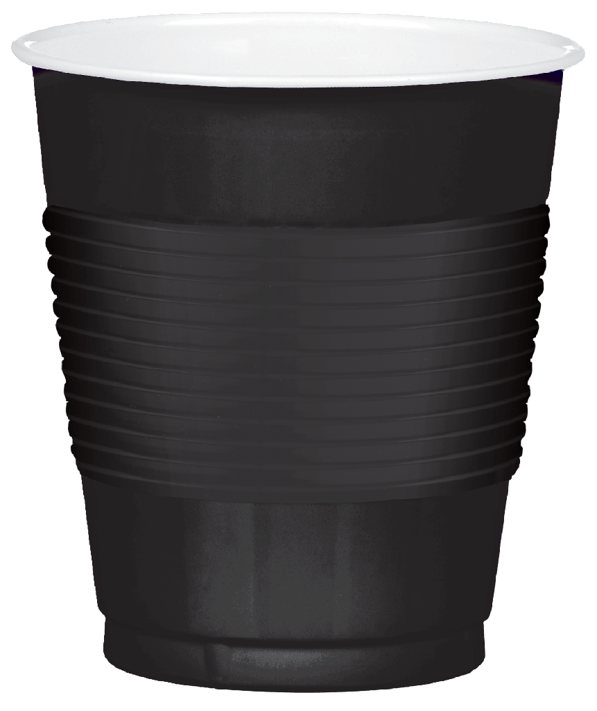 Vaso Plastico 12oz Negro C/20