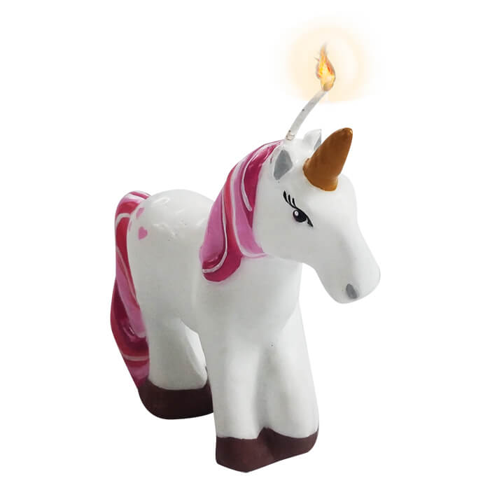 Vela Figura Unicornio C/1