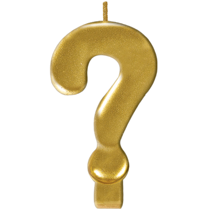 Vela Numero Dorado ? C/1