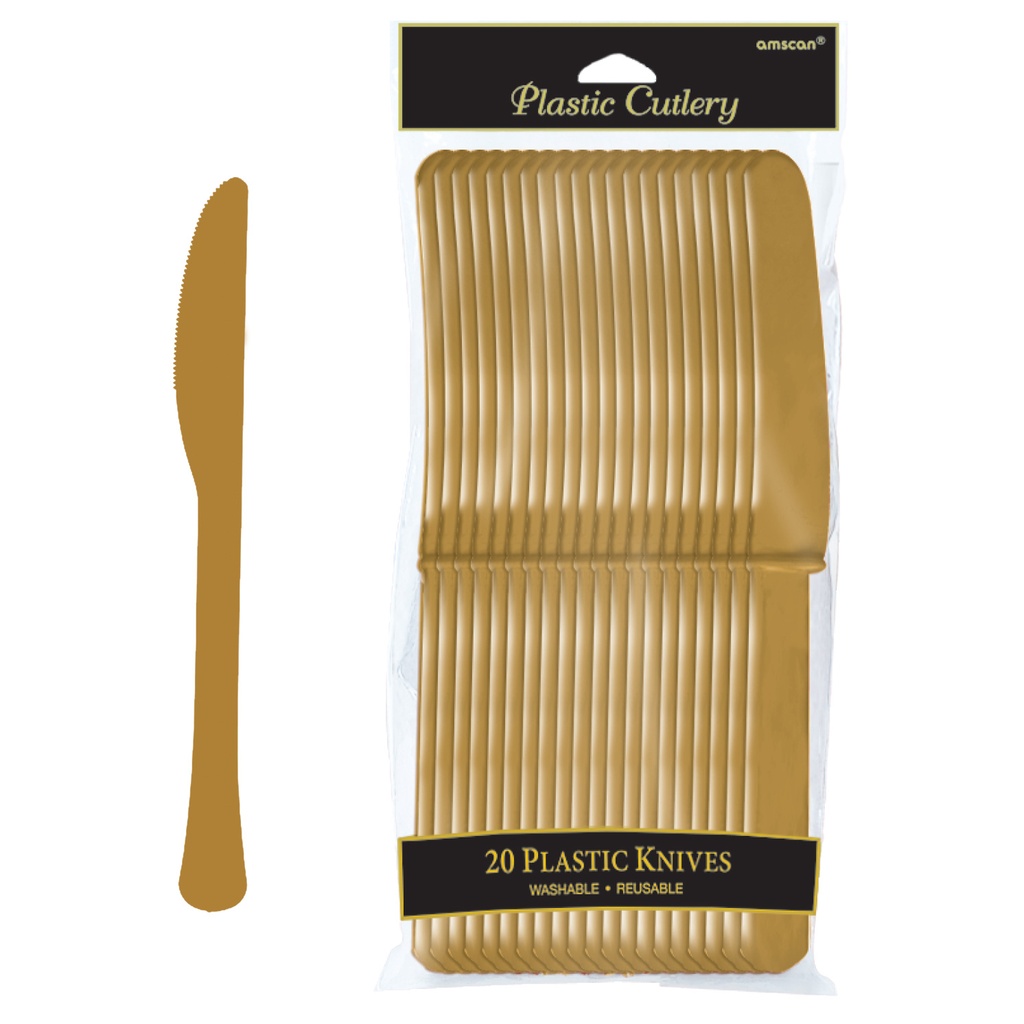 Cuchillos Oro C/20
