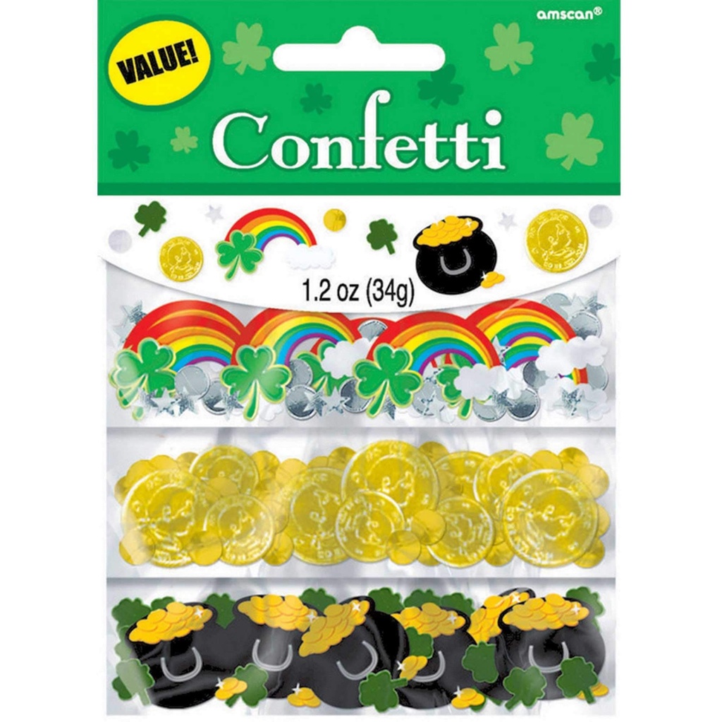 Confetti Trebol Monedas C/1