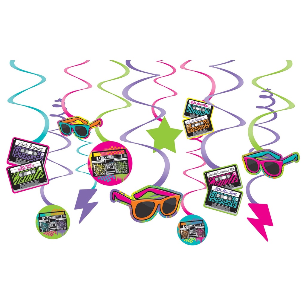Swirl Deco Awesome Party C/12