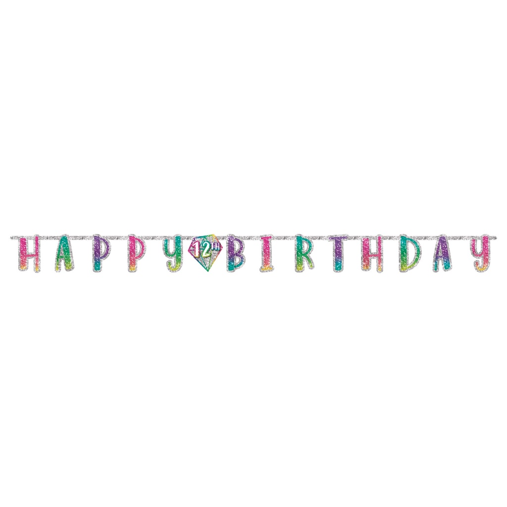 Jumbo Banner Kit Add An Age Sparkle C/1