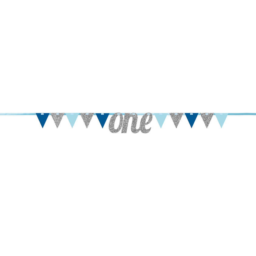 Banner Blue One Glitter C/1