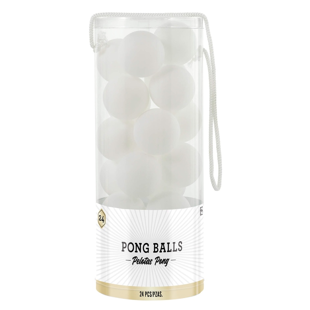 Pong Balls / Beer Pong Blancas C/24