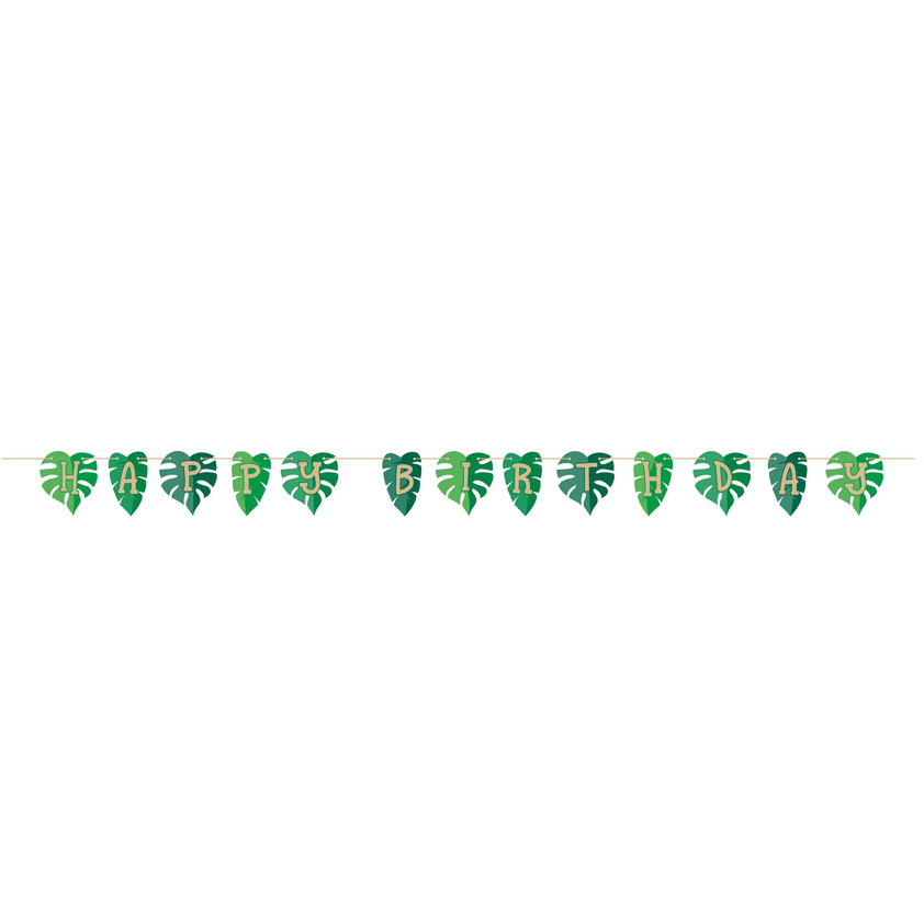 Shaped Banner HBD Animal Faces C/1