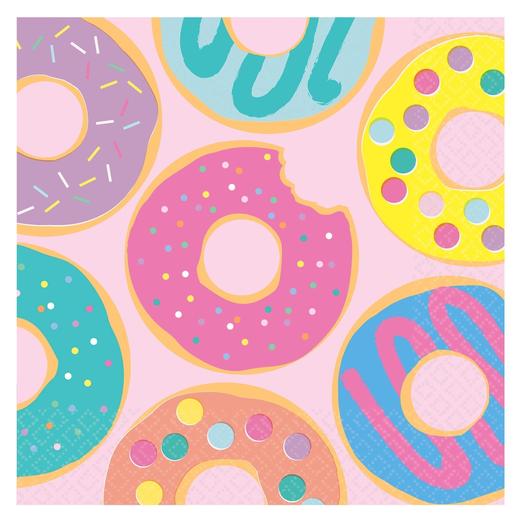Servilleta G Donut Party C/16
