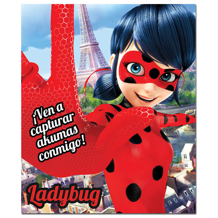 Invitaciones Lady Bug C/6