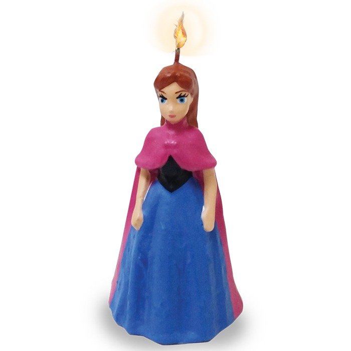 Vela Figura Anna Frozen C/1