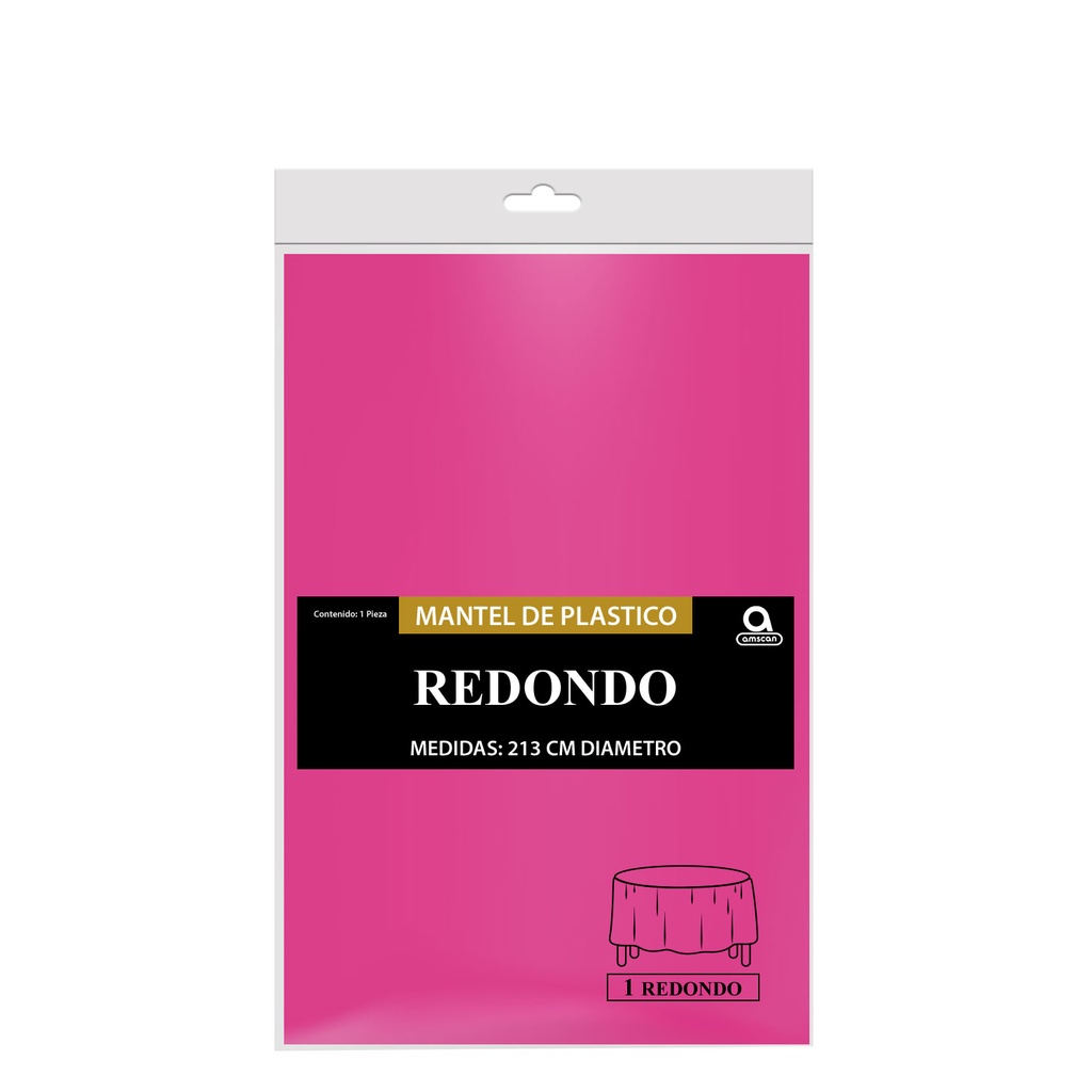 Mantel Redondo Magenta C/1